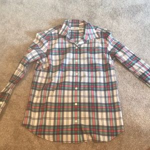Vineyard vines plaid button down
